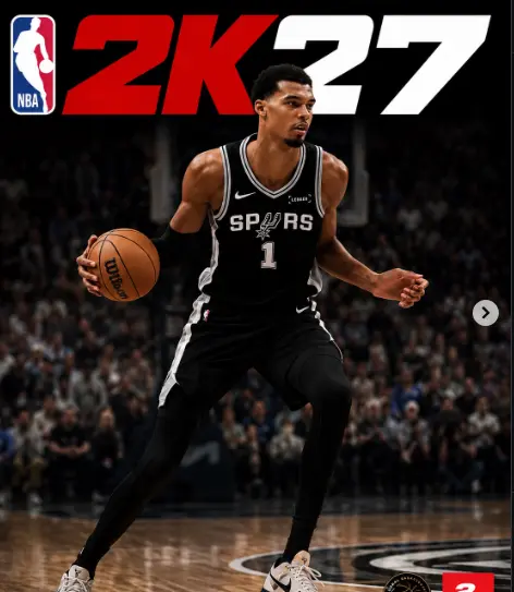 Leaked NBA 2K27 cover with Victor Wembanyama, not officially confirmed